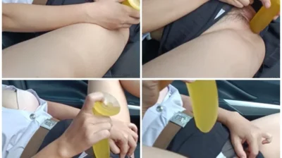 หลุดนักศึกษาช่วยตัวเองในรถ นั่งรถมาแล้วเงี่ยนหีแฉะ เปิดกระโปรงเอาดิลโด้ควยปลอมใหญ่ๆ