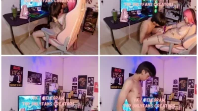 หลุดน้องไอริน ใส่แค่ชุดชั้นในนั่งเล่นเกมส์ยั่วควยผัว